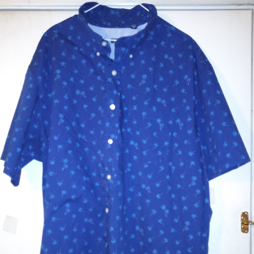 IZOD men's short sleeve shirt w/🌴 print